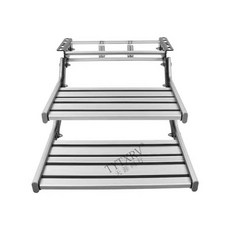 화물차 적재함 발판 포터 2단 승하차 계단 수동 보조발판, A. 단일층 수동 단계 DX0109