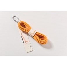소분 3.0mm 5m 카라비너 파라코드 끈 아웃도어 로프 리드줄 팔찌 마스크스트랩, 12. Orange