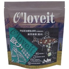 O'loveit 3D凍乾有機寵糧 多種口味, 1個, 2kg, 鱈魚,雞肉