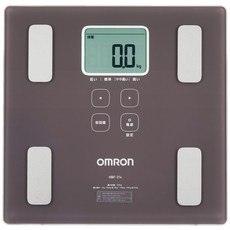 오므론 체중 조성계 몸 스캔 화이트 KRD-103-W 자동 인식 타는 것만으로 측정 개시 A4 사이즈의 컴팩트 설, 02 스탠다드 모델(브라운), 1개