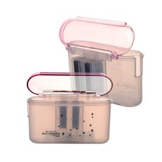 台灣製造 飯匙盒 塑膠飯匙盒 磁鐵吸附 飯杓盒 收納盒 雷霆百貨, 紅色, 1個