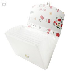 리치점빵 버클형 인덱스 파일백 3p세트(체리) 화일 정리