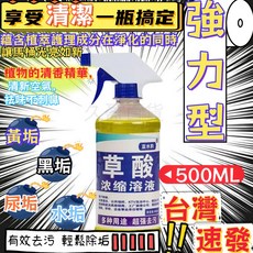 久盈 隔日達 高濃度草酸溶洗液 萬用草酸清潔劑 強力去除尿垢 廁所/磁磚/水泥地清潔, 1個, 高濃度優惠 三瓶 裝送噴頭+一次性手套