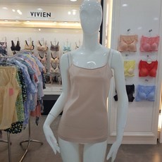 비비안 면 100수 여성 끈 런닝 RU7010