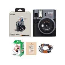 인스탁스 미니41 필름20장 패키지/즉석카메라, 1세트, 블랙