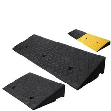 도로턱 경계석 경사판 경사로 진입판 차량 진입턱 경사 반미터 5cm 플라스틱, 반미터 12cm 높이