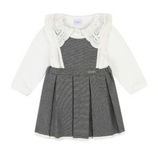 [압소바] @대박세일 봄 가을 원피스 블라우스와+점퍼 스커트 세트 고급스러우며 세련된 원피스 하이든 우리 아이 외출 특별한 날 하이든 JP SK SET AY525104 NC순천점