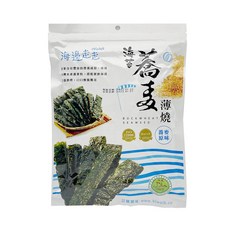 海邊走走HiWalk 蕎麥薄燒(蕎麥原味)海苔 酥脆薄片 獨立包裝, 40公克, 1個
