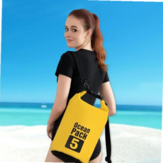 방수수영가방 물놀이 방수가방 수영용품 수건 보관 드라이백 수영복 장 여행용파우치백 방수 수영 복가방 물놀이가방 팩 QMWFMG9XV, 엘로우