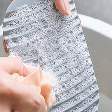 넘버원월드 핸들형 미니 손빨래 빨래판 빨래용품, 1개