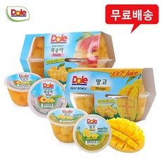돌 후룻볼(4개입)x2팩(복숭아1팩+망고1팩)/무배, 1개