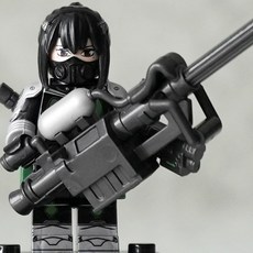 핸드브릭 팩토리 커스텀 미니브릭 피규어 괴수8호 카이쥬 호환 블록호환, 01. 미나 아시로