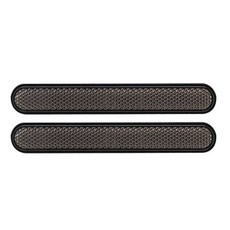 할리 스포스터 스모크 리어 펜더 사이드 리플렉터 스티커 범용 오토바이 안장 가방 래치 데칼 안전 경고 커버, 1개, Smoke