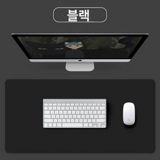 보호 커버 매트 방수 패드 대형 데스크 마우스 책상, 블랙, 600x300mm, 검은 색
