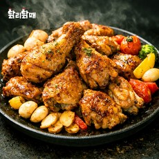 닭리닭매 에어프라이어 치킨 오븐 구이 통닭(냉장), 2개, 1kg