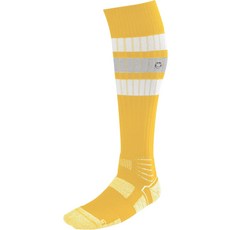 에보쉴드 남성용 프로-SRZ 스트라이프 게임 양말, X-Large, Light Gold