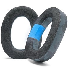 WC Freeze EPOS H6 Pro - Pro/Sennheiser GSP 600 / GSP500 GSP550 GSP670용 쿨링 젤 이어패드 Wicked Cushions, 블랙 카모