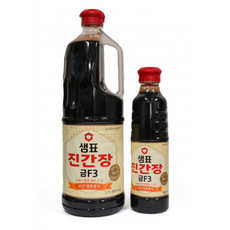 샘표 진간장금F-3 + 금F-3, 1박스, 1.7L