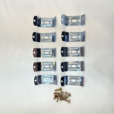 커블 블라인드 브라켓 스냅, 1개, 롤 브라켓(10개)