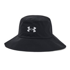 언더아머 UA 드라이버 방수 레인 버킷 모자 1386647, 블랙 M/L