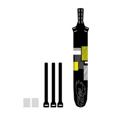 범용 자전거 머드가드 탈착식 내구성 플라스틱 자전거 가드를 튀기다, 04 Black