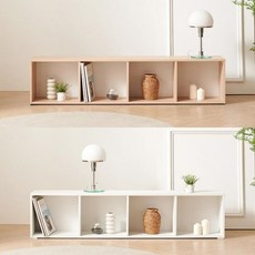 1단 책장 가로 낮은 책장 1100 1500 오픈형 폭좁은 틈새 책꽂이, 메이플