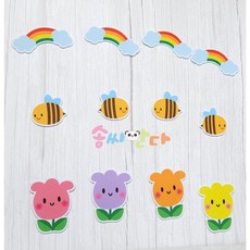 봄환경구성-튤립모빌(인쇄펠트)