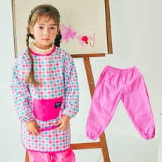 TABLIER 孩童印花防水圍裙