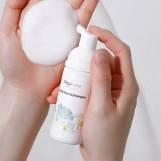 오가베베 버블 워시&샴푸 스피아민트 미니어처 45ml 여행용, 1개