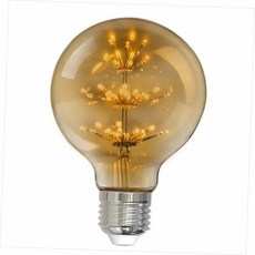 눈꽃 인테리어 조명 부품 LED 에디슨 전구 2W 빈티지 카페조명, 1개