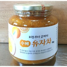 유자차 1kg 유자잼 유자청 수제청 비정제 원당 사용, 1개, 1개입