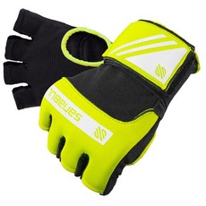 남녀용 사나불 젤 복싱 핸드 랩 무에타이 MMA 킥복싱 퀵 이너 글러브 손목 너클 보호, 네온그린/화이트, 1개