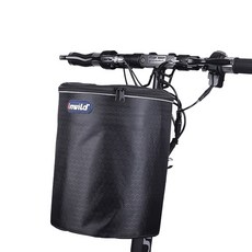 INWILD 자전거 바구니, 1개, 자전거바구니 블랙소형