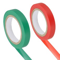 옐락시 그립 낚시 테이프 PVC 라켓 마감 테이프 액세서리 스티커 - 테니스 배드민턴용 피팅, Red/Green, 1개