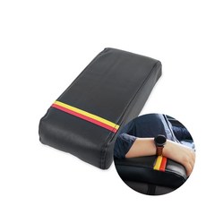 편한집 자동차 팔쿠션 자동차콘솔쿠션 차량용콘솔쿠션 자동차팔걸이, 블랙, 1개, 블랙계열