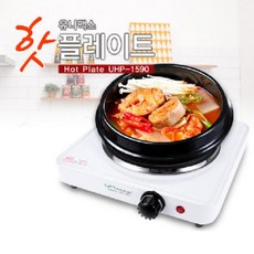 1구 핫플레이트 전기 열판 전기레인지 실험실 공방 가열 플레이트, 단품