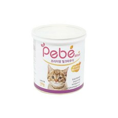 pebe 아기 새끼 고양이 분유 이유식 우유 초유, 120g