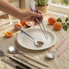 수저세트 젓가락 숟가락 세트 스텐 한식 커트러리 신혼부부 집들이 선물 1인용