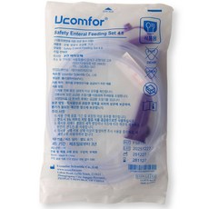 유콤포 환자영양식 공급용 멸균 PVC 세이프티 피딩줄 4.8 mm 세트, 1개, PVC 피딩줄 4.8mm