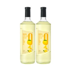 네이쳐티 zero 레몬 시럽, 2개, 1L