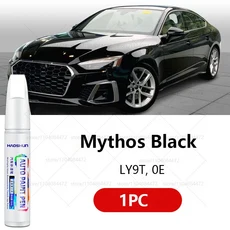 자동차 페인트 수리 펜 액세서리 화이트 LY9L 그레이 LX7G 그린 블랙 레드 나바라 2009-2025 아우디 RS5용, 03 Mythos Black LY9T, 1