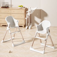DFMEI 寶寶餐椅可摺疊便攜兒童餐椅家用嬰兒成長學坐椅多功能吃飯餐桌椅, 如圖