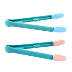 狗狗清潔刷 寵物按摩刷 寵物美容工具 寵物清潔用品, 藍綠色, 1個