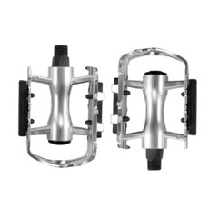 실버 알루미늄 경량 합금 MTB 평페달 자전거 페달