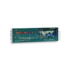 Kuelox 高爾樂 藝術家級軟性油畫棒 水性油畫棒, 1個, 24色 滑順型Mini#8724SHMN