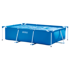 INTEX 家用支架游泳池 長方形管架戲水池 兒童寶寶泳池 簡易游泳池 大型戲水池 玩水池 折疊蓄水池, 詳見包裝