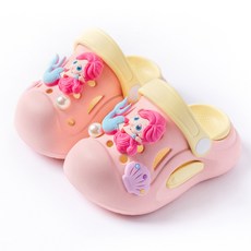 달콩슈 여아용 EVA 인어 공주 샌들 슬리퍼 DKE127