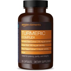 아마존 엘리멘트 터메릭 콤플렉스 Amazon Elements Turmeric Complex, 1개, 65정