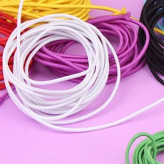 모아니샵 둥근 고무줄 스트링 3M 둥근고무줄3mm, 흰색