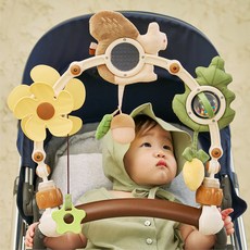 LittleLife 리틀포레 유모차 모빌 완구, 혼합색상, 1개